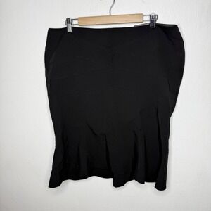 New Torrid Peplum Mermaid Black Skirt Y2K Business Career Twee‎ Womens 14